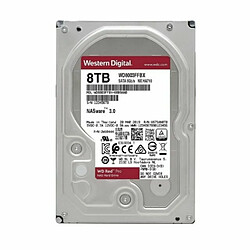 Disque dur Western Digital WD8003FFBX 3,5" 8 TB WESTERN DIGITAL Red Pro SATA 6G 7200 U / min 3 5 pouces - 8 To