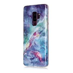 Wewoo Coque Fine Pour Galaxy S9 + Motif de dessin coloré Fabrication IMD Étui de protection souple en TPU ciel bleu