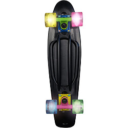 Authentic Sports 293 - NoRules Skateboard ABEC 5 Fun Neon avec roues lumineuses