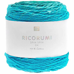 Pelote fil coton turquoise - ricorumi spin spin 50 g