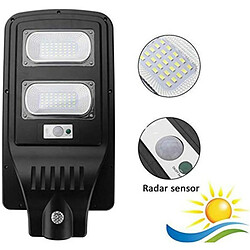 Tradex LED 60W PANNEAU PHOTOVOLTAÏQUE ÉNERGIE SOLAIRE SOLAIRE CRÉPUSCULE IP65