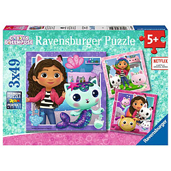 Ravensburger Puzzles 3x49 p - L heure de jouer avec Gabby - Gabby s dollhouse