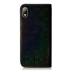 Avis Wewoo Housse Coque Pour Huawei Y5 2019 / Honor 8S Couleur unie Boucle magnétique colorée à rabat horizontal en cuir PU avec support et fentes cartes et portefeuille et lanière noir