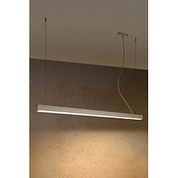 Luminaire Center Plafonnier LED intégré Pinne Acier blanc 1 ampoule 12,5cm