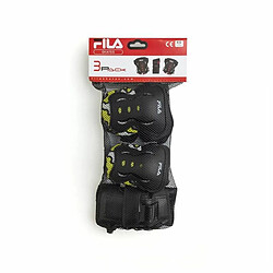 Protections articulaires contre les chutes Fila Bk Jaune Noir 23-26