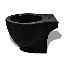 Acheter vidaXL Ensemble de toilette et bidet Céramique Noir