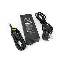 vhbw 220V Chargeur d'alimentation 90W pour e-Bike, Pedelec, vélo électrique batteries avec connecteur rond comme HP1202L3.