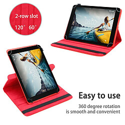 Cadorabo Coque Medion LifeTab P10610 Etui en Rouge