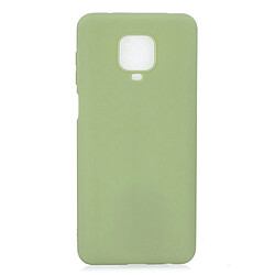 Coque en TPU couleur bonbon souple vert pour votre Xiaomi Redmi Note 9S/9 Pro/9 Pro Max