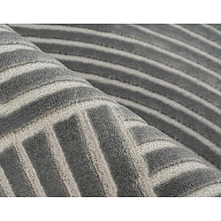 Lisa Design Telio - tapis rectangulaire motif abstrait - gris anthracite