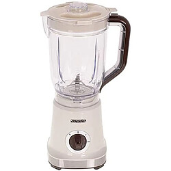 Mesko blender électrique de 1,8L 1000W beige blanc