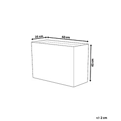 Avis Beliani Jardinière beige 25 x 60 x 45 cm EDESSA