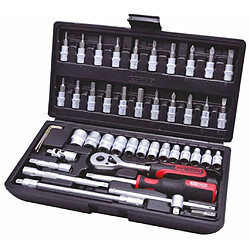 KS Tools Jeu de clé à cliquet douille et embout 48pcs CLASSIC 917.0648