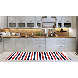 Alter Chemin de cuisine, 100% Made in Italy, Tapis résistant aux taches avec impression numérique, Tapis antidérapant et lavable, Modèle Brysen, cm 240x52