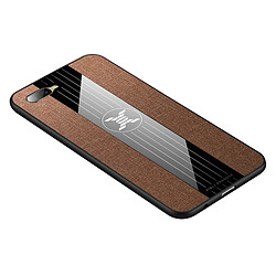 Wewoo Coque Souple Pour OPPO K1 / R15X XINLI Tissu De Couture Antichoc TPU Housse De Protection Marron