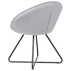 Acheter Beliani Chaise de salle à manger FLOBY II Velours Gris clair