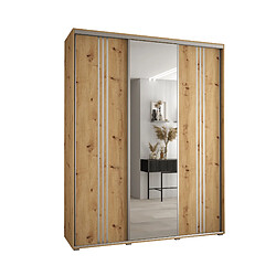 Abiks Meble Armoire DAVOS 7 À Portes Coulissantes 235,2/190/45 3 Portes