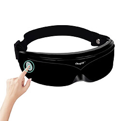 Universal Masseur électrique pour les yeux Masseur magnétique pour les points d'acupuncture Réduction des cernes Stress relief sans fil 48 | Masseur pour les yeux (noir)