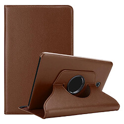 Cadorabo Coque Galaxy Tab A 2016 - Marron Étui style livre sans réveil automatique - Cuir synthétique