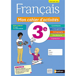 Français 3e : mon cahier d'activités