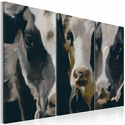 Paris Prix Tableau Imprimé Piebald Cow 40 x 60 cm