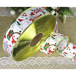 C169 10Pack 2M Noël Blanc Violant de Noël Ornement de Noël Arbre de Noël Arbre de Noël Décoration De Snowman Ruban