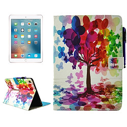 Wewoo Smart Cover pour iPad Pro 9,7 pouces Butterfly Tree Pattern horizontale Flip étui en cuir avec titulaire et portefeuille fentes cartes & Sleep / Wake-up Fonction Pen Slot