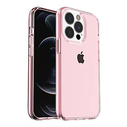 Coque en TPU anti-rayures, transparent rose pour votre Apple iPhone 13 Pro 6.1 pouces