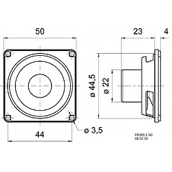 Alpexe VS-FRWS5SC/8 - Haut-parleur (4007540022208)