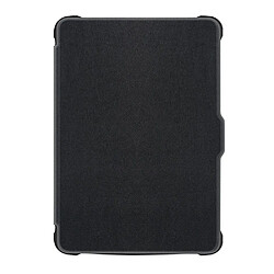 Ultra-mince Custer Tri-Fold Housse Stand PU intelligent étui en cuir pour Kobo Clara HD Noir 