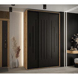 Abiks Meble Armoire Davos 12 À Portes Coulissantes 235,2/160/45 3 Portes