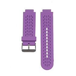 Wewoo Bracelet pour montre connectée Dragonne Sport en silicone Garmin Approach S2 / S4 Violet