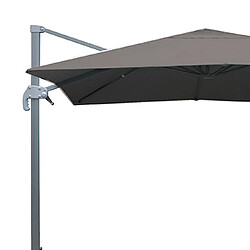 Mes Parasol déporté carré 3x3 m anthracite