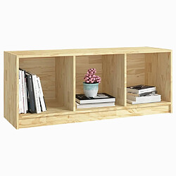 Avis vidaXL Meuble TV 104x33x41 cm bois de pin massif