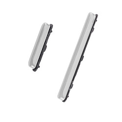 Avizar Clappio Bouton Power et Volume pour Samsung Galaxy A51 Blanc