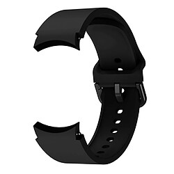 Bracelet en silicone couleur noir pour votre Samsung Galaxy Watch4 40mm/Watch4 44mm