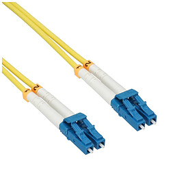 Câble duplex optique en fibre InLine® LC / LC 9 / 125µm OS2 0.5m