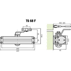 Avis DORMAKABA FPTE TS68 F24 ARGENT