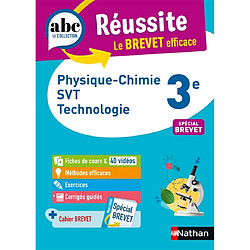 Physique chimie, SVT, technologie 3e : spécial brevet - Occasion