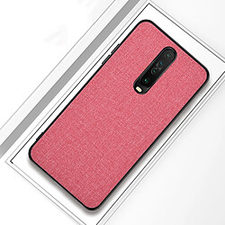 Wewoo Coque Pour Xiaomi Redmi K30 Housse de protection en tissu antichoc rose