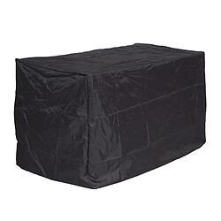 Decoshop26 Housse de protection bâche pour ensemble de mobilier de jardin extérieur anthracite 75x180x120cm 04_0002804