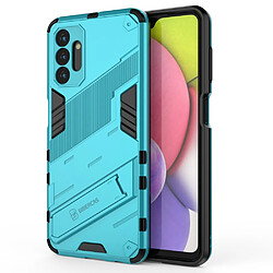 Coque en TPU antichoc avec béquille bleu clair pour votre Samsung Galaxy A13 5G