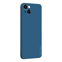 Coque en silicone, antichoc bleu pour votre Apple iPhone 13 6.1 pouces