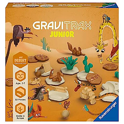 Ravensburger - Gravitrax Junior - Set d'extension My Desert 33 pièces - Circuit de billes - Jeu de construction créatif - Parcours de billes à construire - Dès 3 ans - Version française - 27076