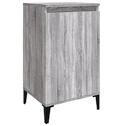 Maison Chic Lot de 2 Tables de chevet - Tables de Nuit sonoma gris 40x35x70cm bois d'ingénierie pas cher