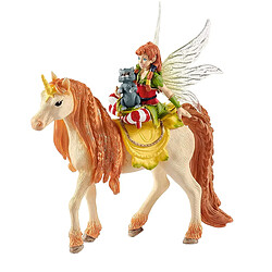 Acheter Schleich Figurine Fée Marween Chevauchant la Licorne Scintillante de Bayala Multicolore