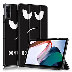 Etui en PU fonction anti-chute, réveil/veille automatique avec support pour votre Xiaomi Redmi Pad 10.6 pouces - ne me touche pas