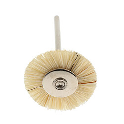 Brosse de meule de 10 pièces polissage die meuleuse poli foret bit jaune forme de disque