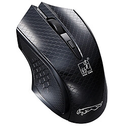 Wewoo Souris sans fil noir pour Ordinateur Portable, PC, Distance Sans Fil: 30m 2.4GHz 1600 DPI Professionnel Sans Optique Commerciale Mute Silent Click Mini Silencieux pas cher