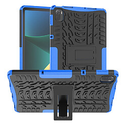 Coque en TPU robuste, anti-rayures, avec béquille bleu pour votre Xiaomi Pad 5/Pad 5 Pro